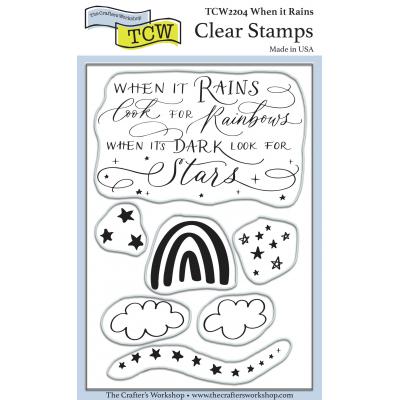 The Crafter's Workshop Clear Stamps - When It Rains